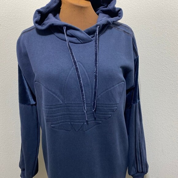 Adidas Originals Trefoil Hooded Dress Size Small - Picture 3 of 12